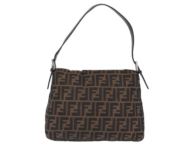 Fendi Zucchino Mamma Baguette Canvas Medium Tasche - Ansicht 2