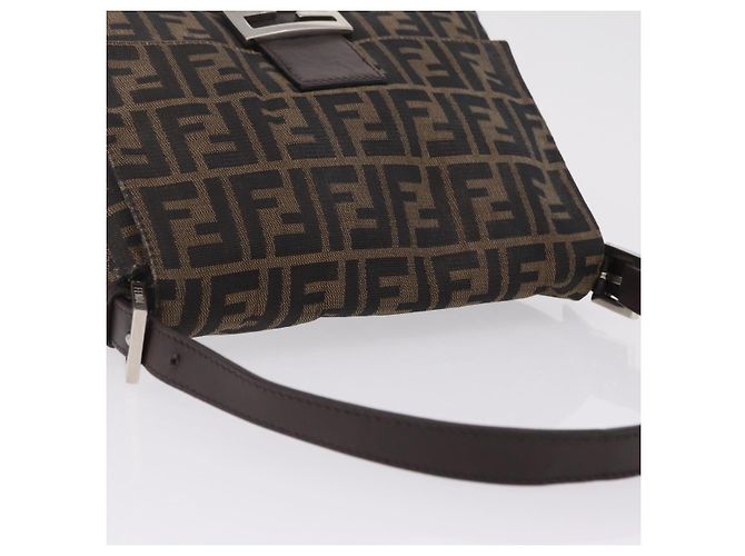 Fendi Zucchino Mamma Baguette Canvas Medium Tasche - Ansicht 6