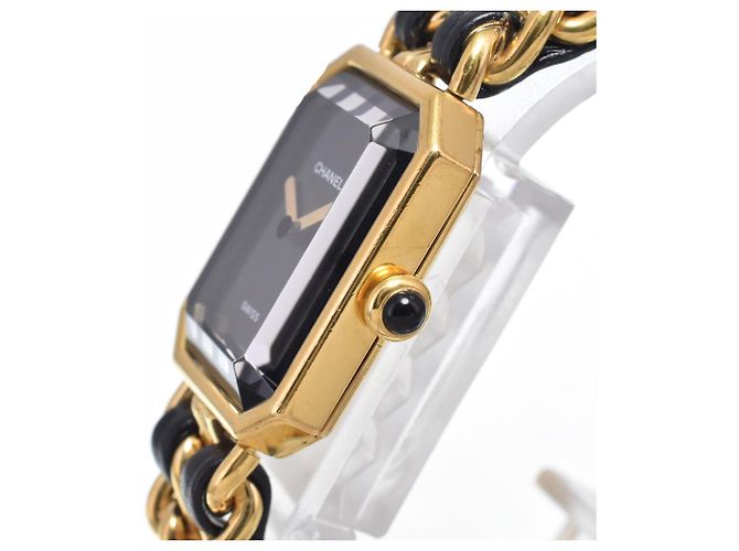 Chanel Premiere Rock Quartz Stainless Steel and Leather 20 - vista 3