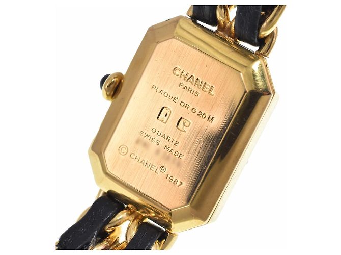 Chanel Premiere Rock Quartz Stainless Steel and Leather 20 - vista 6