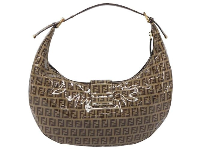 Fendi Zucchino Canvas Mamma Baguette Canvas Medium - vue 2
