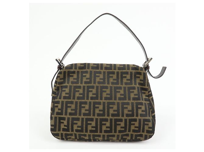 Fendi Zucchino Mamma Baguette Canvas Medium Tasche - Ansicht 2
