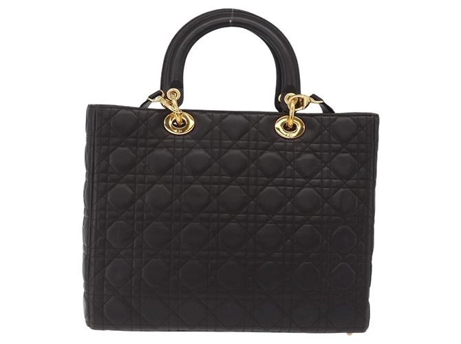 Christian Dior Lady Dior Cannage Quilt Denim Large - vista 3