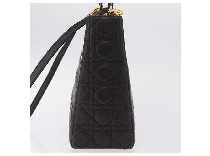 Christian Dior Lady Dior Cannage Quilt Denim Large - vista 4