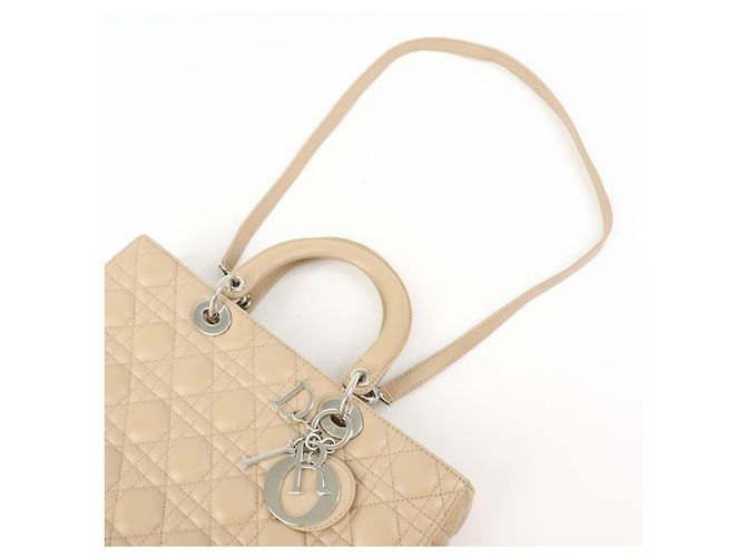 Christian Dior Lady Dior Cannage Quilt Lambskin Large - vista 6