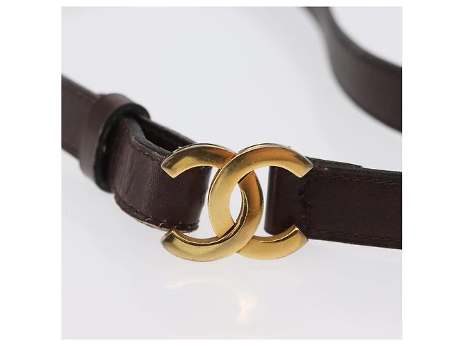 Chanel Vintage Double CC Leather - vue 5