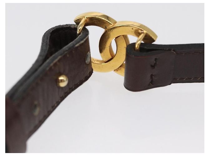 Chanel Vintage Double CC Leather - vue 7
