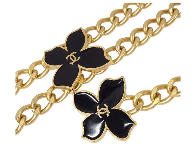 Collana Chanel Fiore Metallo - vista 2
