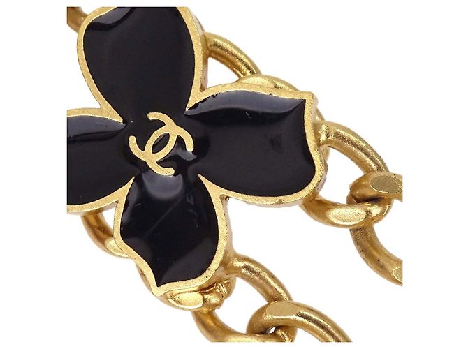 Collana Chanel Fiore Metallo - vista 4