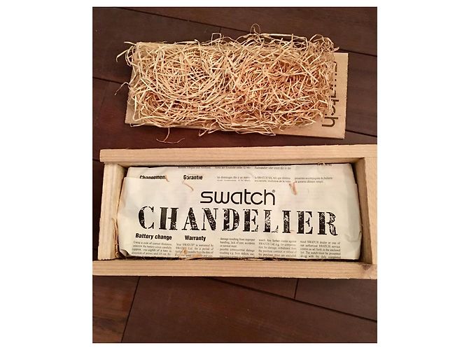 Autre Marque Relógio Swatch CHANDELIER Edição Limitada Natal 1992 - vista 8