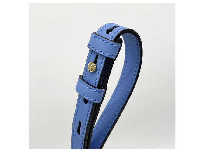 Borsa a mano Gucci Sylvie in pelle blu - vista 9