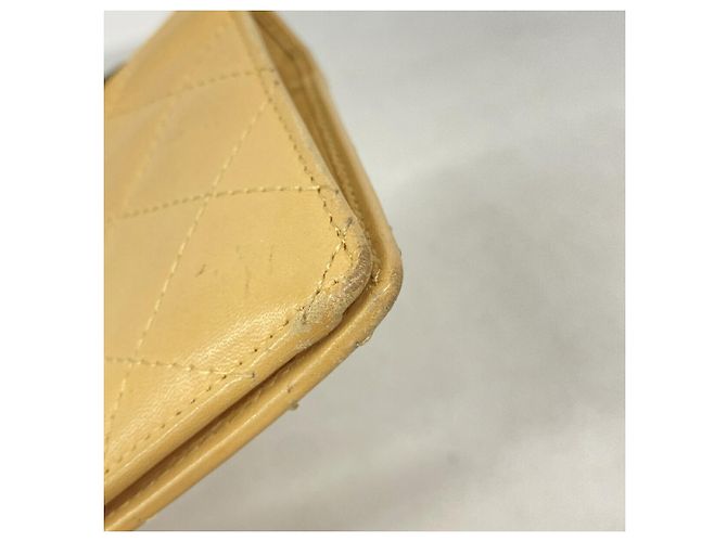 Chanel Leather Wallet Brown Black - view 7