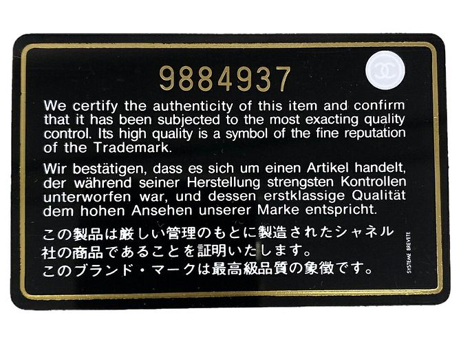 Chanel Leather Wallet Brown Black - view 9