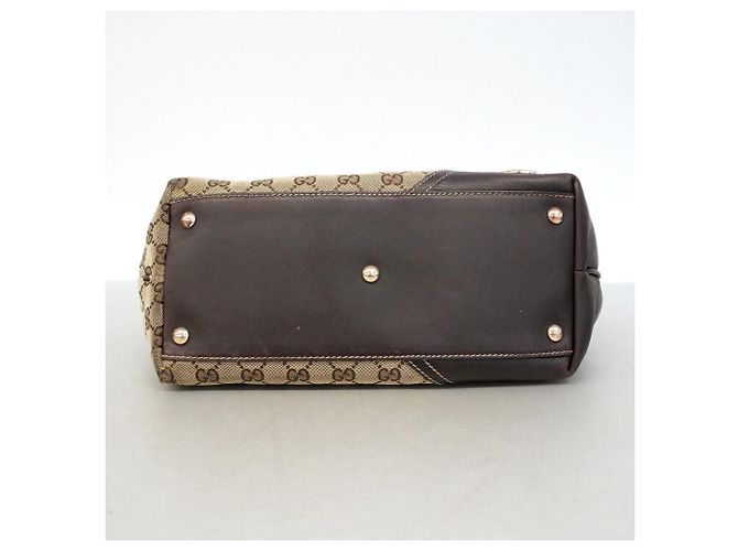 Gucci Shopper-Bag aus braunem Canvas - Ansicht 3