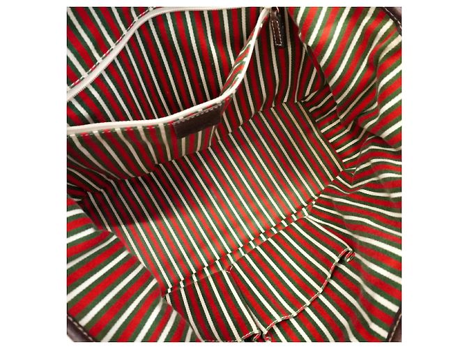 Gucci Shopper-Bag aus braunem Canvas - Ansicht 4