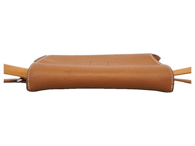 Hermès Borsa a tracolla Hermes in pelle Togo Gold - vista 3