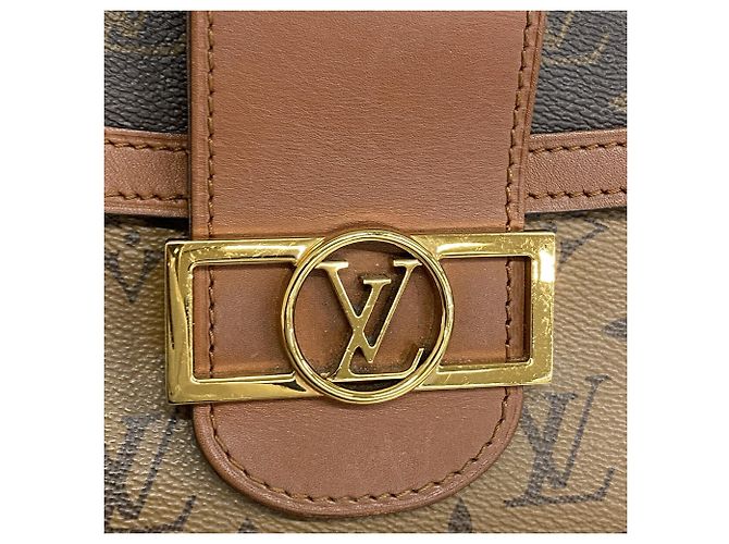 Sac à épaule Louis Vuitton Monogram Reverse Dauphine MM - vue 15