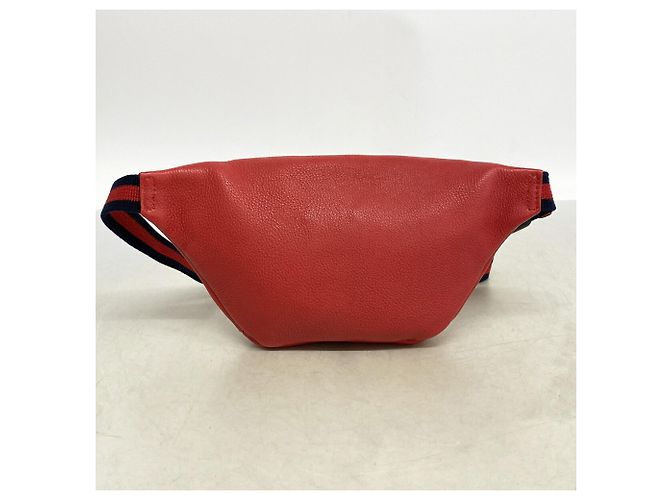 Marsupio in pelle rossa da uomo Gucci - vista 9
