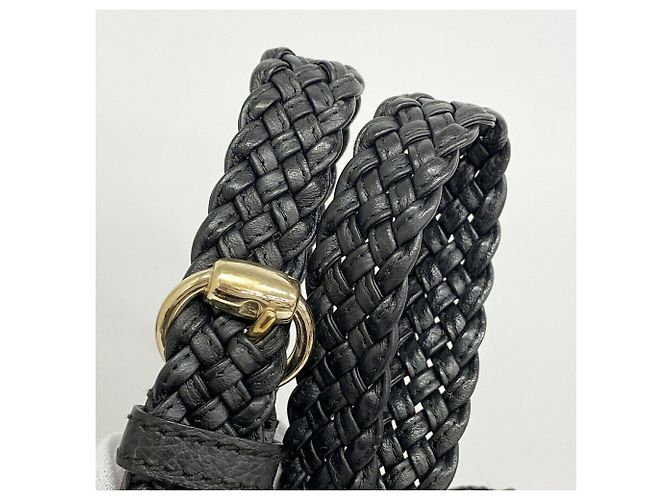 Borsa a tracolla Gucci in pelle nera - vista 9