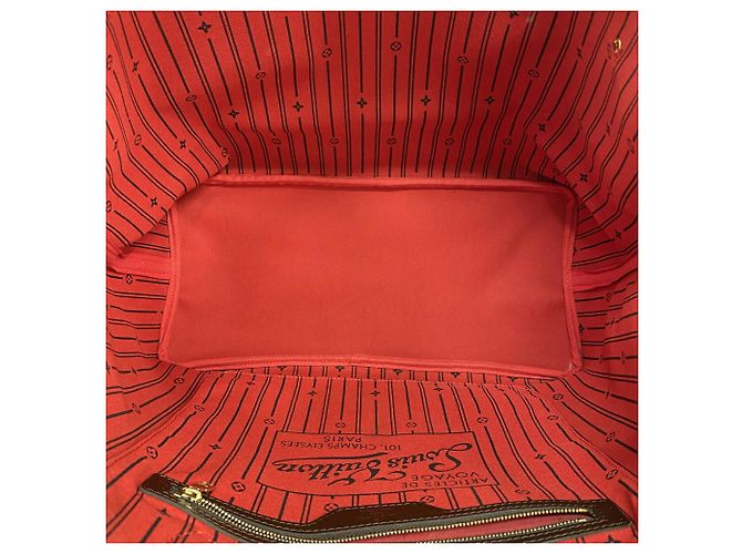 Bolso Tote Louis Vuitton Damier Neverfull GM N51106 en Ebene - vista 4