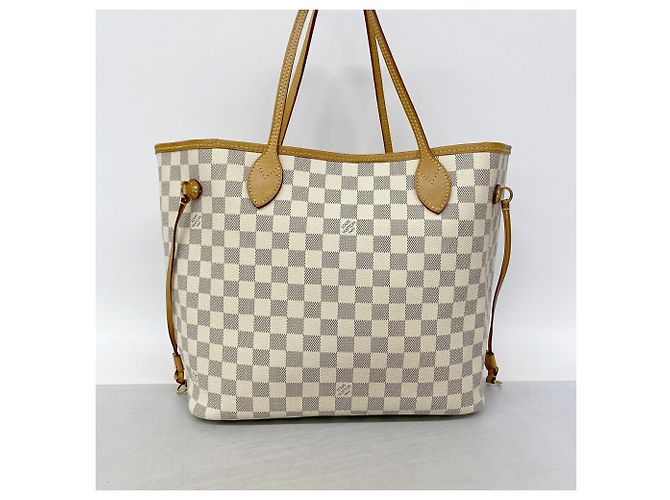 Borsa Tote Louis Vuitton Damier Azur Neverfull MM - vista 10