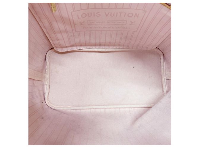 Borsa Tote Louis Vuitton Damier Azur Neverfull MM - vista 4