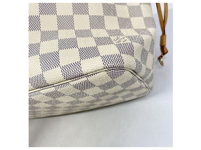 Borsa Tote Louis Vuitton Damier Azur Neverfull MM - vista 6