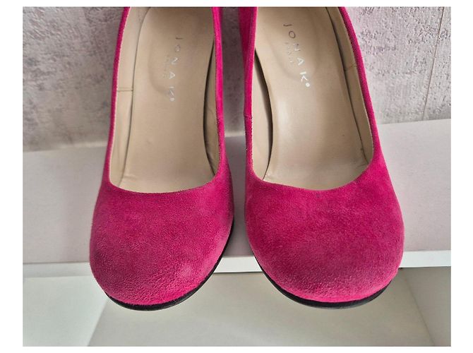 Jonak Wildleder Pumps Fuchsia Rosa - Größe 37 - Ansicht 4