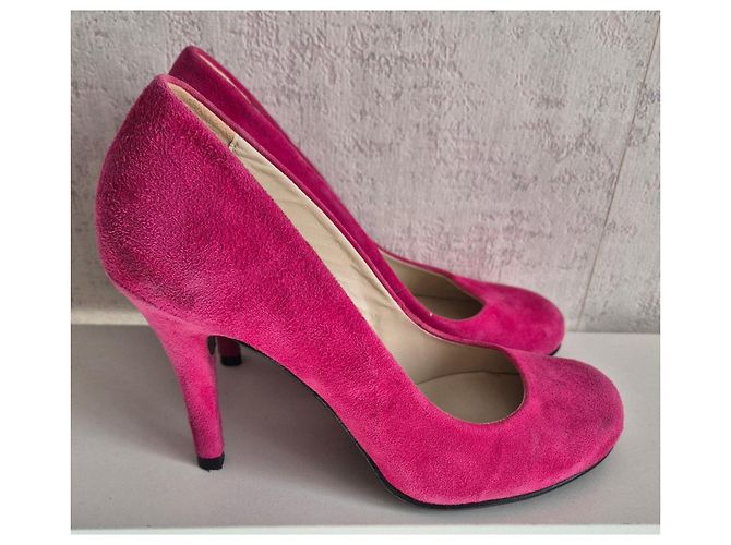 Jonak Wildleder Pumps Fuchsia Rosa - Größe 37 - Ansicht 5