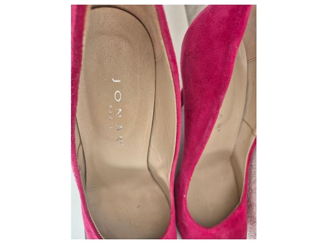 Jonak Wildleder Pumps Fuchsia Rosa - Größe 37 - Ansicht 7