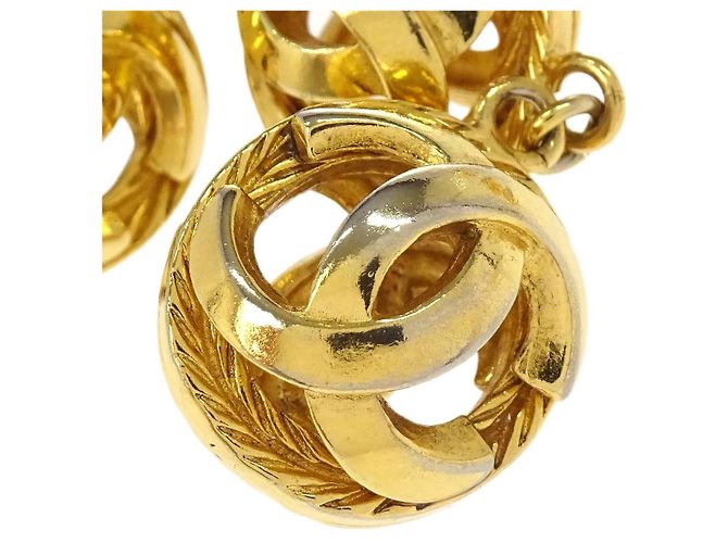 Chanel Dangle Ball Clip-On Ohrringe aus Metall - Ansicht 2
