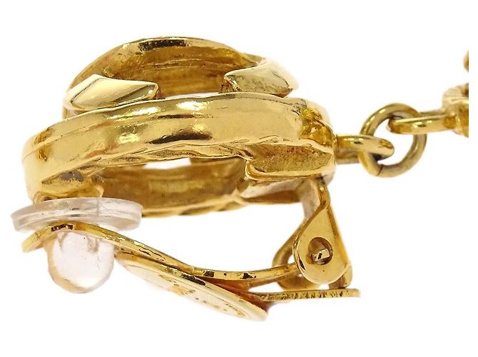 Chanel Dangle Ball Clip-On Ohrringe aus Metall - Ansicht 5