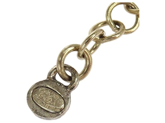 Pingente Chanel CC Leaf Cluster em metal com cristais - vista 4