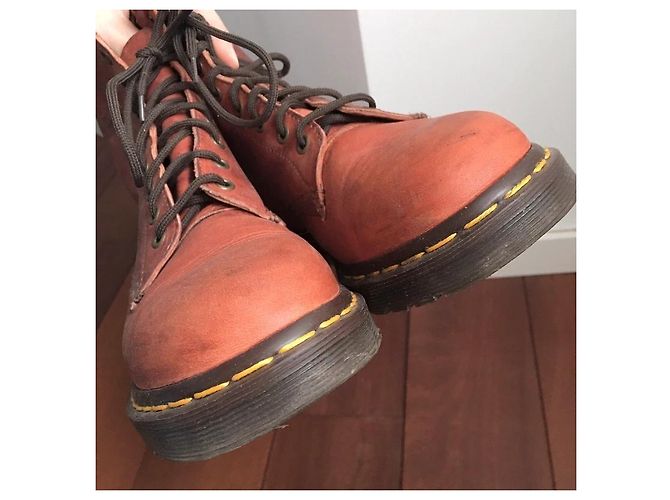 Dr. Martens botines de cuero terracotta 1460 - vista 12