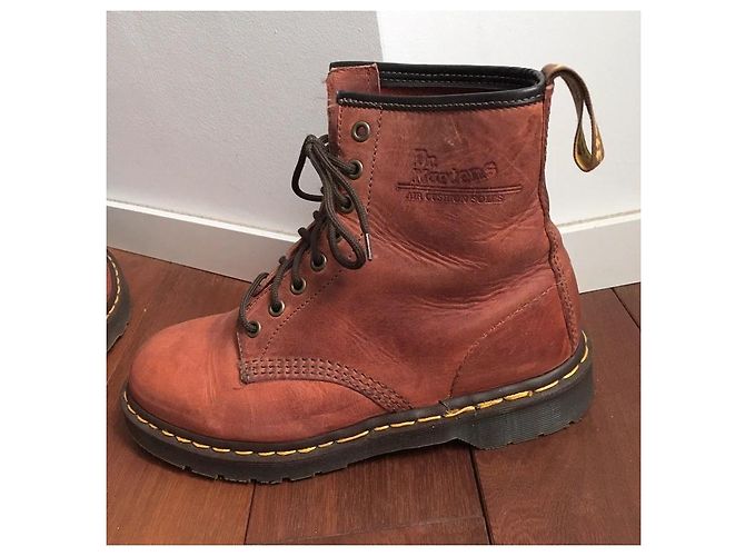 Dr. Martens botines de cuero terracotta 1460 - vista 6