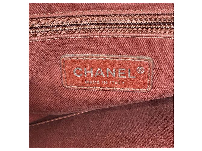 Borsa Tote in tela con catena Chanel Deauville - vista 5