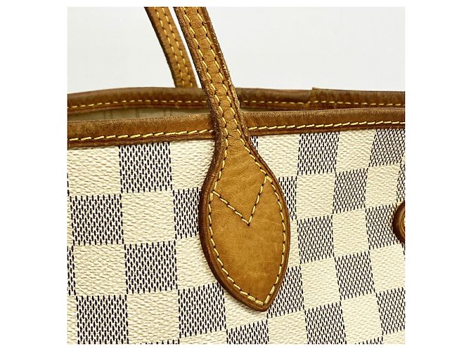Borsa Tote Louis Vuitton Damier Azur Neverfull MM - vista 11