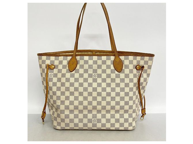 Borsa Tote Louis Vuitton Damier Azur Neverfull MM - vista 12