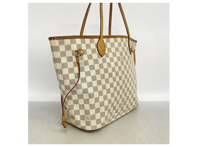 Borsa Tote Louis Vuitton Damier Azur Neverfull MM - vista 2