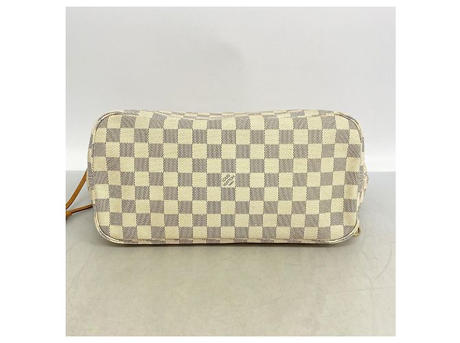 Borsa Tote Louis Vuitton Damier Azur Neverfull MM - vista 3