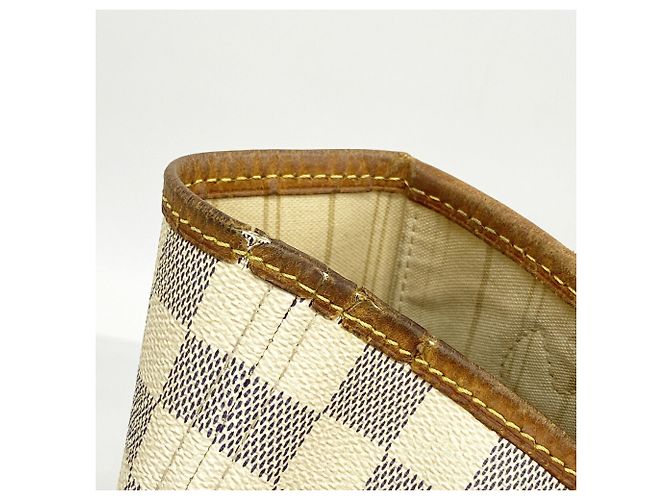 Borsa Tote Louis Vuitton Damier Azur Neverfull MM - vista 6