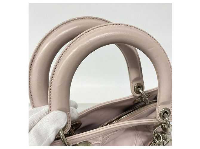 Christian Dior Handtasche aus Cannage-Leder - Ansicht 11