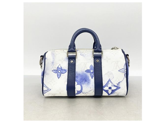 Sac à main Louis Vuitton Monogram Watercolor Keepall XS - vue 12