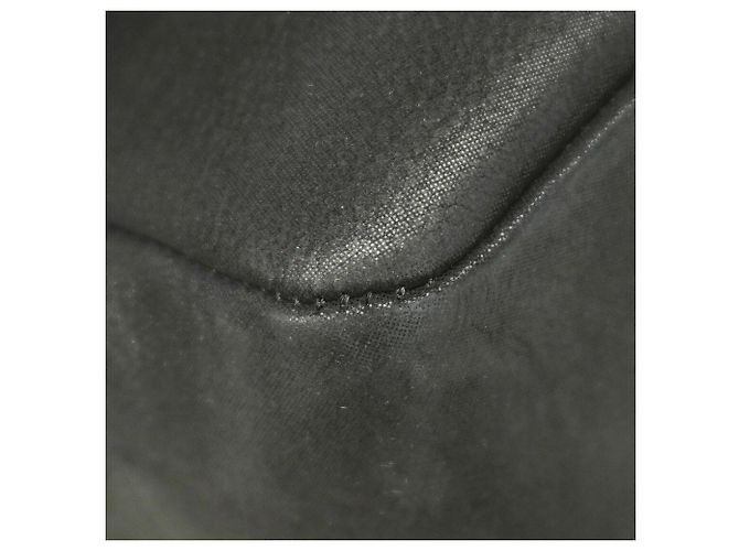 Borsa a tracolla Chanel Double Flap Nera Khaki Pelle - vista 6