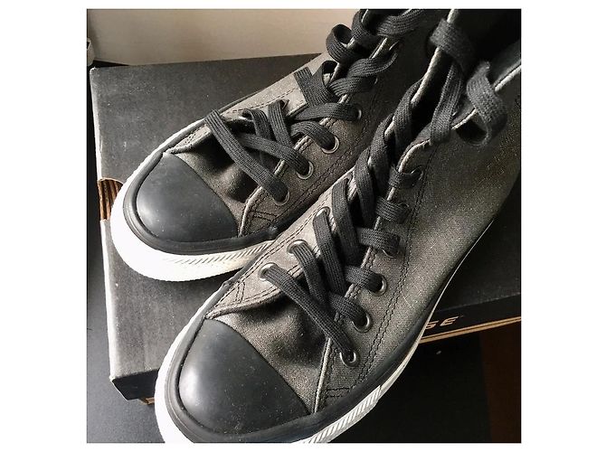 Converse All Star Montantes Argentées - vue 5
