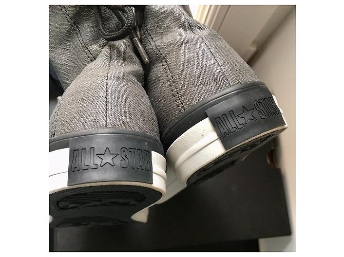Converse All Star Montantes Argentées - vue 6