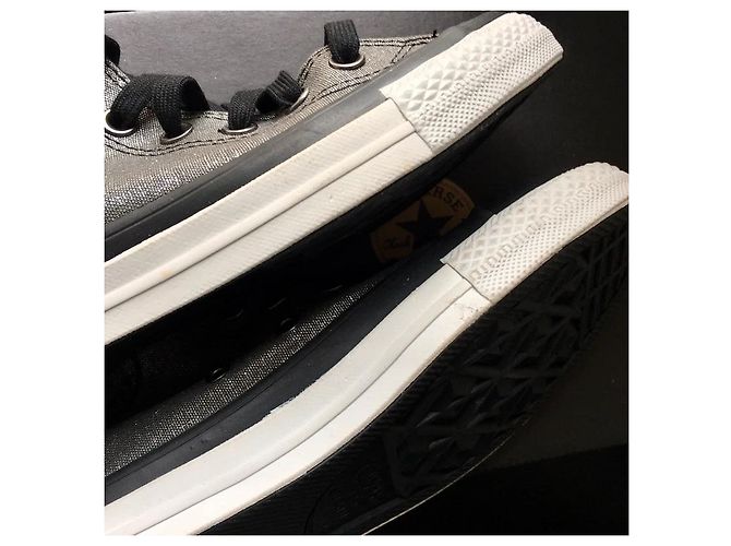 Converse All Star Montantes Argentées - vue 9