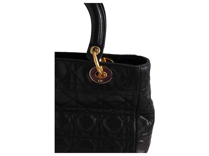 Sac à main Lady Dior noir - vue 4