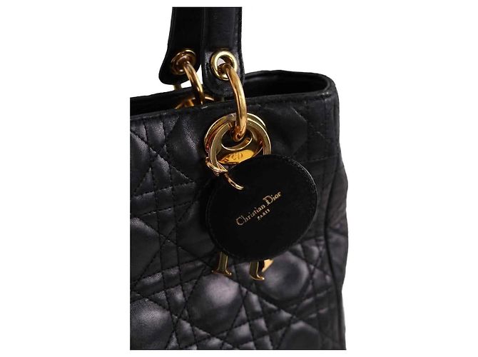 Sac à main Lady Dior noir - vue 6