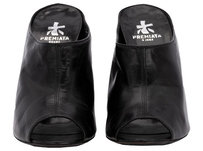 Autre Marque Premiata Leather Mules - view 2